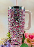 Custom Stanely Full Bling 20/30/40 oz Solid Color Random